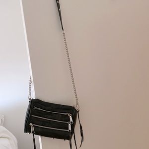 Rebecca Minkoff Black Leather crossbody handbag